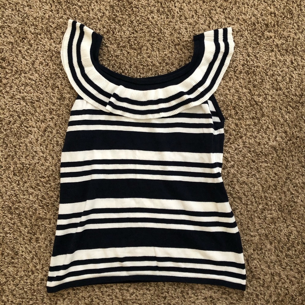 Ann Taylor Loft Striped Sweater Top